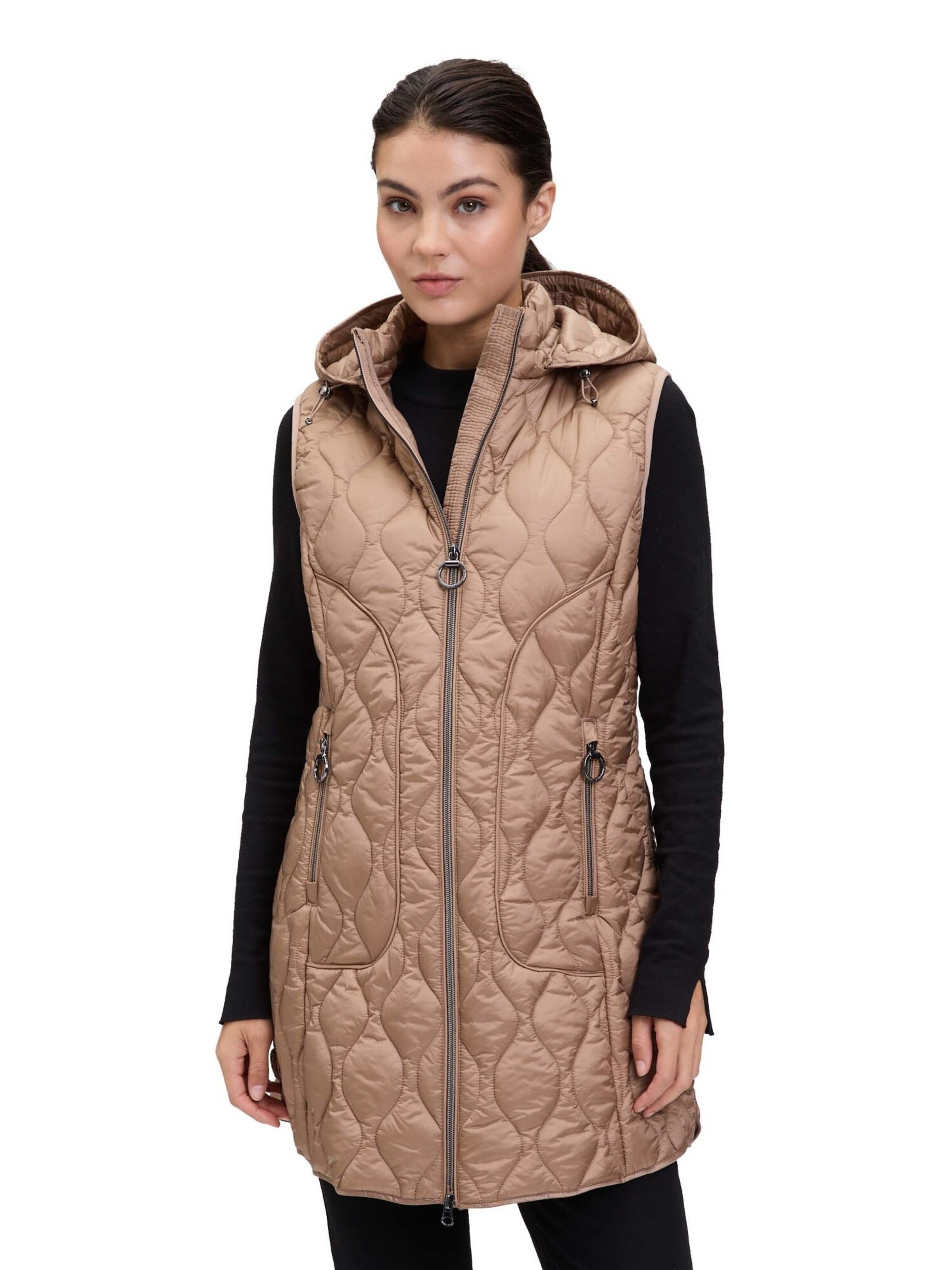 Gilet di Betty Barclay in marrone: frontale