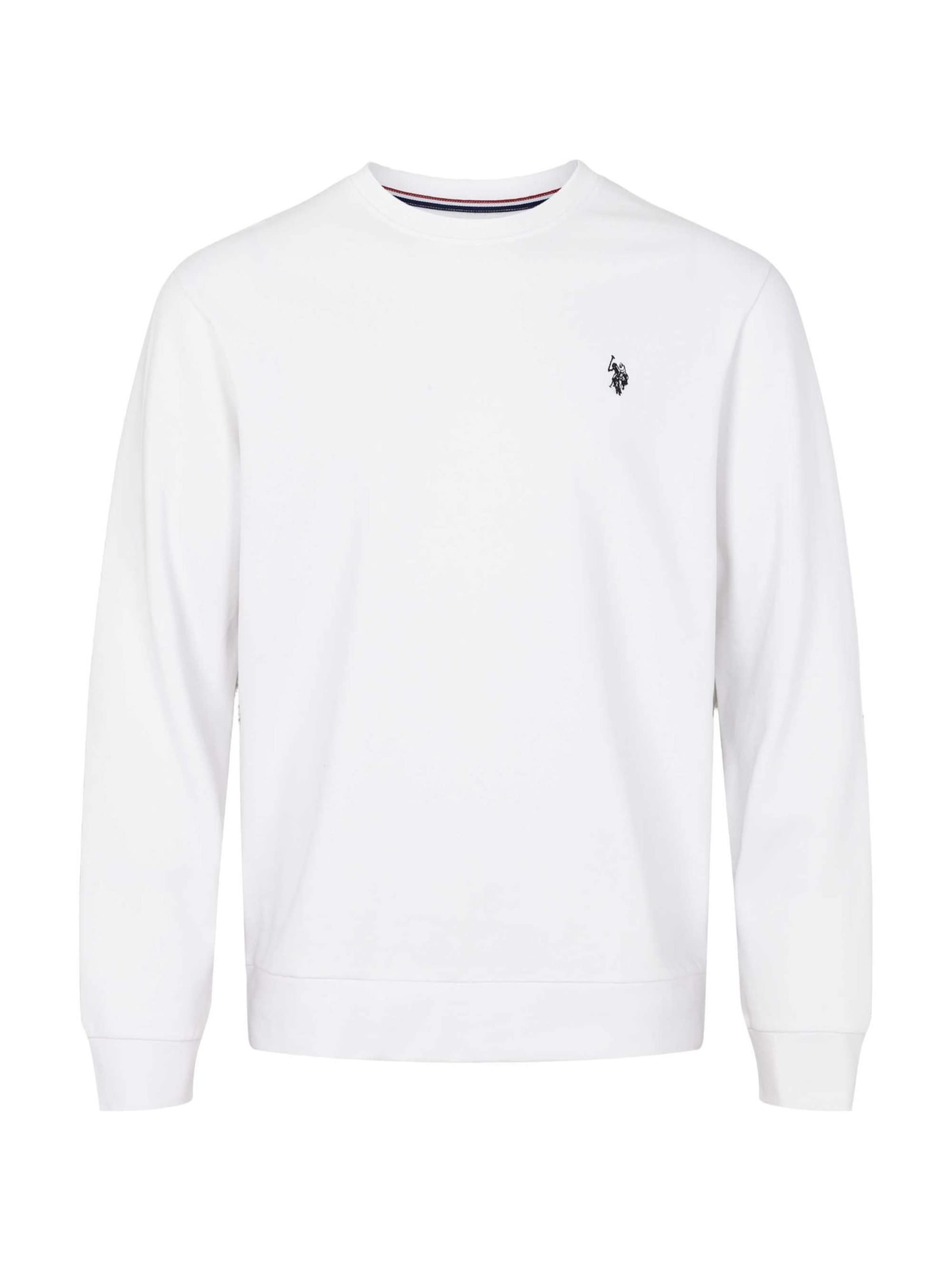 U.S. POLO ASSN. Sweatshirt 'Adler' i hvid: forside