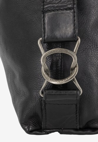 DreiMaster Vintage Schultertasche 'Takelage' in Schwarz