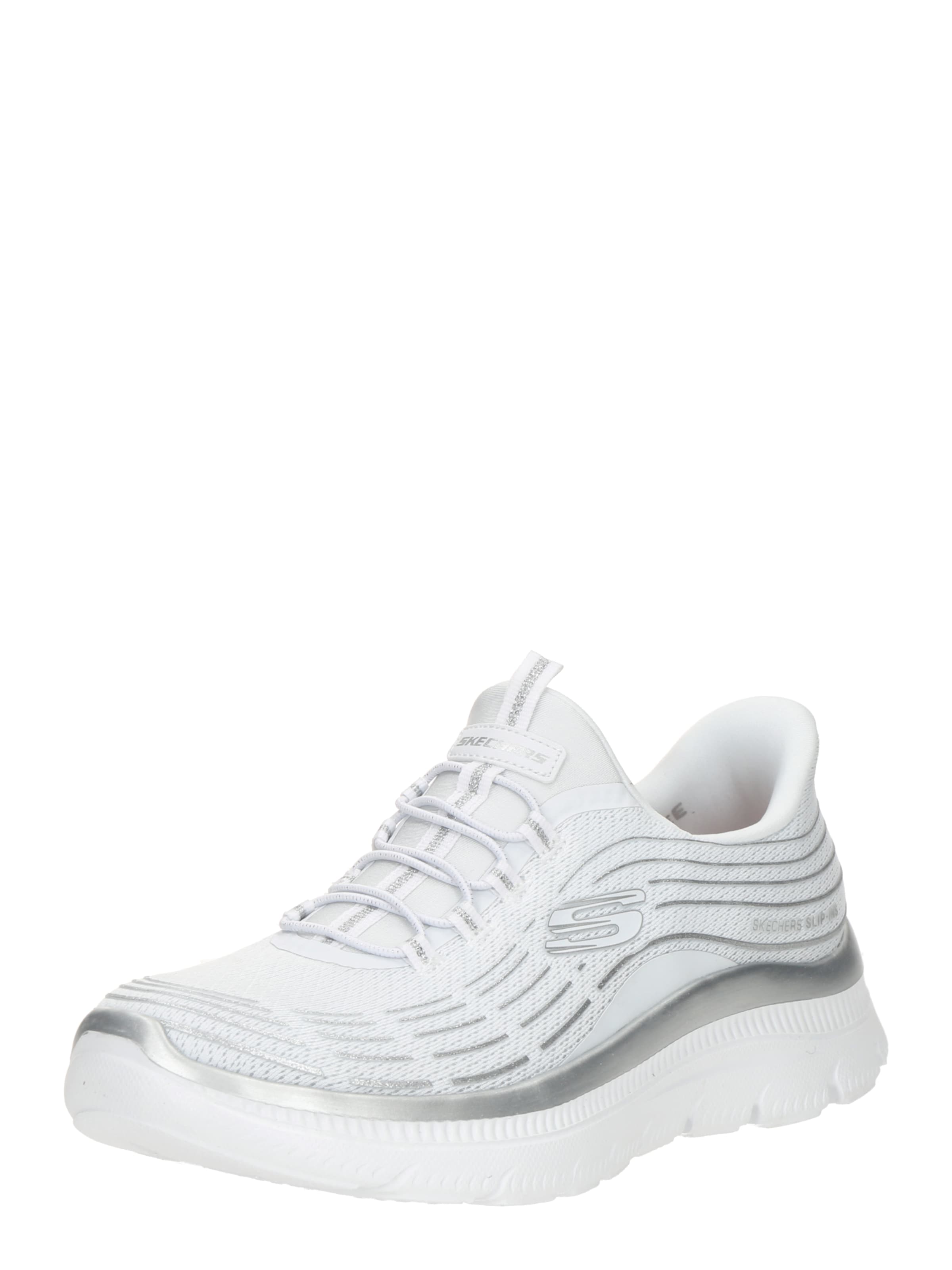 SKECHERS Slip-on obuv 'SUMMITS PLUS' - Biela: predná strana