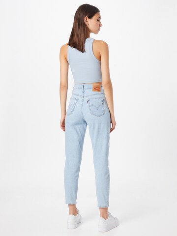 LEVI'S ® Tapered Calças de ganga 'High Waisted Mom Jean' em Azul