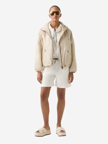 BOGNER Wide Leg Shorts 'Fea' in Weiß