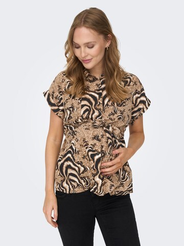 Only Maternity Bluse i beige