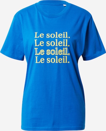 T-shirt 'Le soleil' Les Petits Basics en bleu : devant