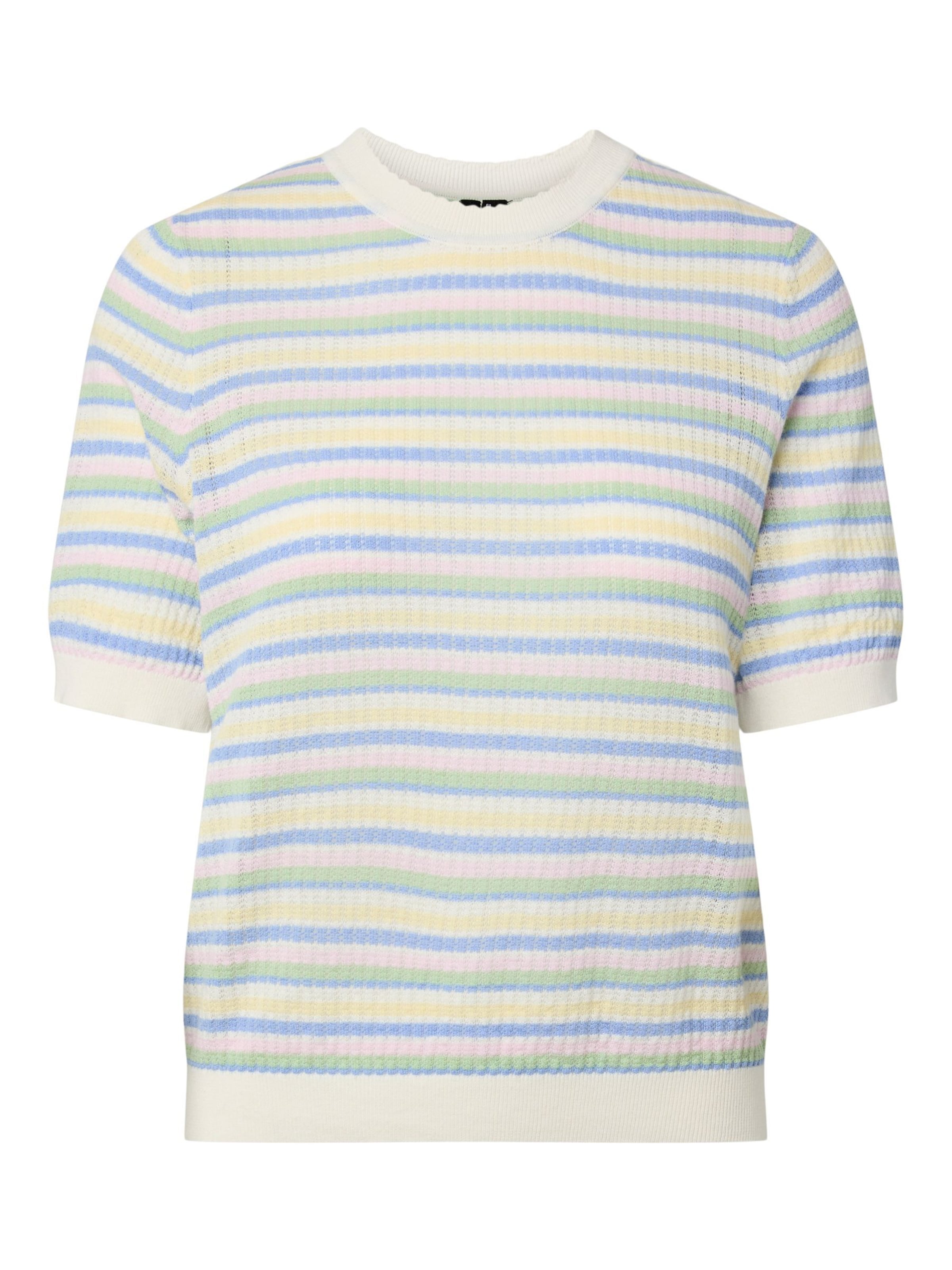 PIECES Trui 'PCDiana' in Wit: voorkant