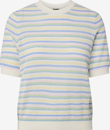 PIECES Pullover 'PCDiana' i hvid: forside