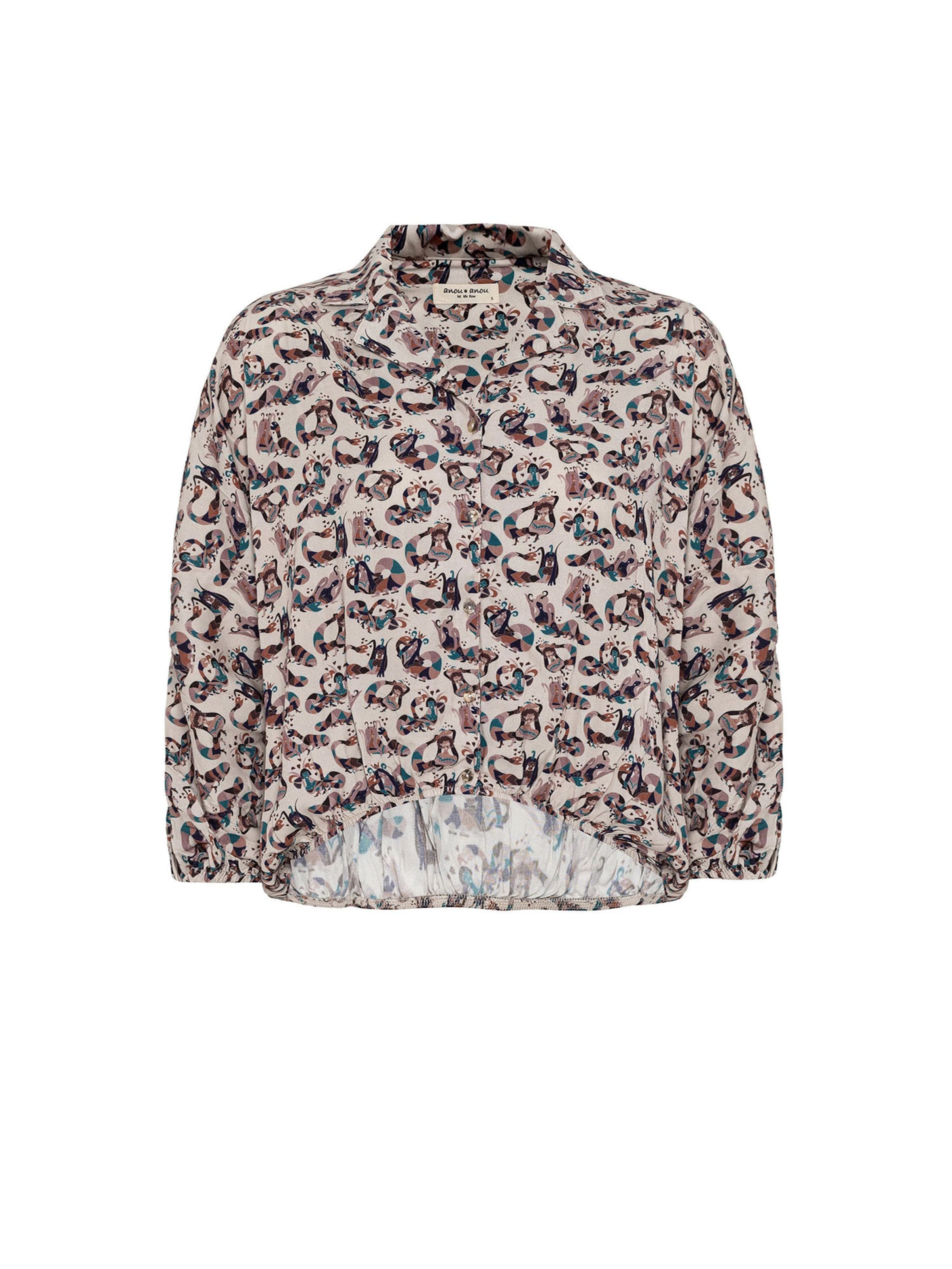 Anou Anou Μπλούζα σε μπεζ: μπροστά