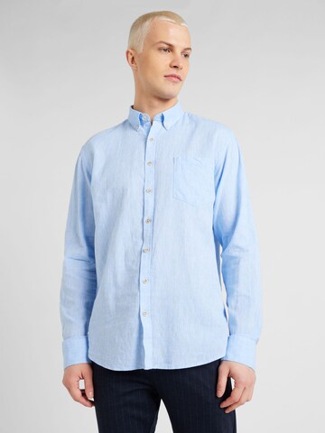 Coupe regular Chemise Jack's en bleu : devant