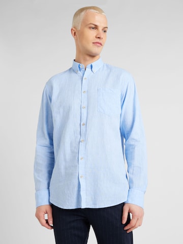 Jack's - Ajuste regular Camisa en azul: frente