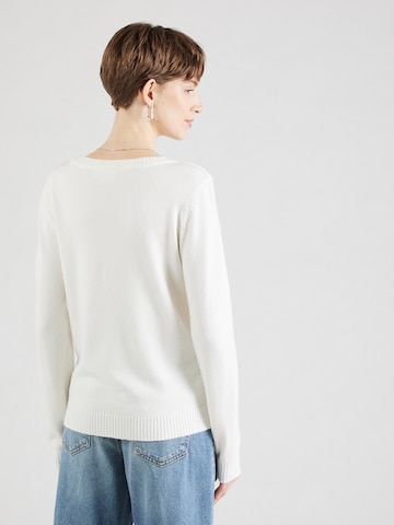 Pull-over 'VIRIL' VILA en blanc