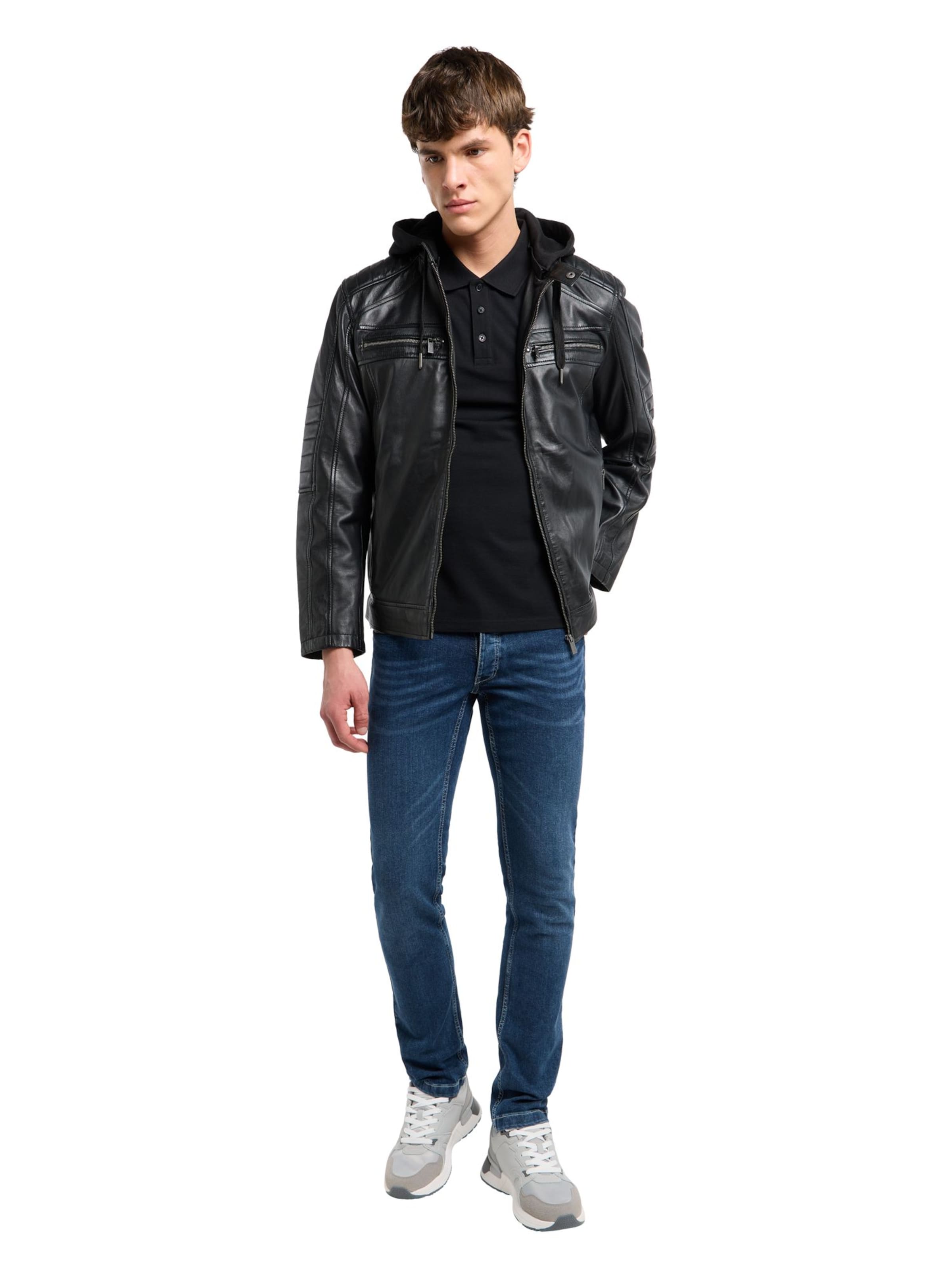 Bruno Banani Between-season jacket ' Gross ' in Black