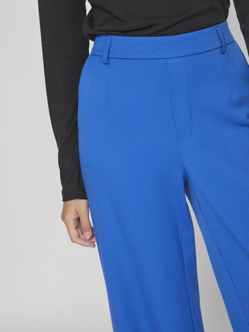 VILA Wide leg Bandplooibroek 'Varone' in Blauw