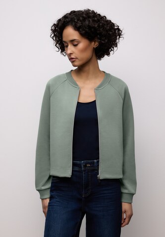 STREET ONE Strickjacke in Grün: Vorderseite