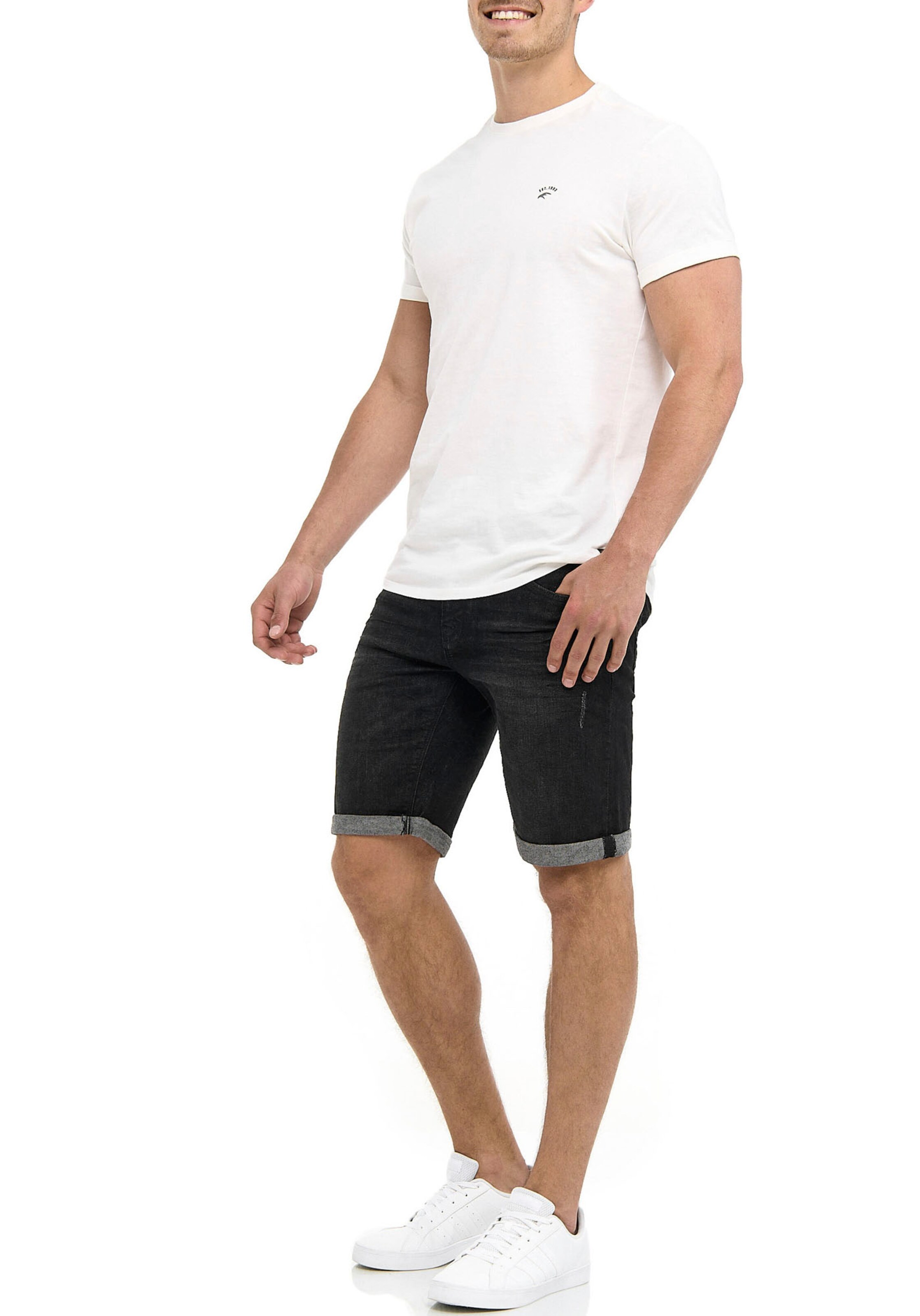 INDICODE JEANS Regular Pants in Black