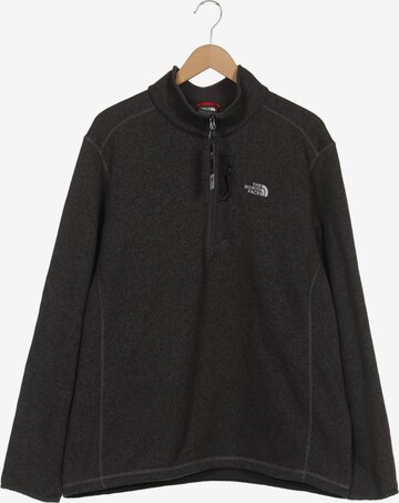 THE NORTH FACE Sweatshirt & Zip-Up Hoodie in XL in Grey: front