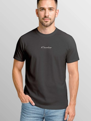 Neverless Shirt 'Palmen' in Grey
