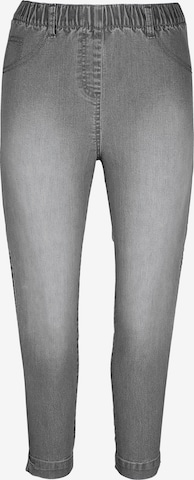 MIAMODA Regular Pants in Grey: front