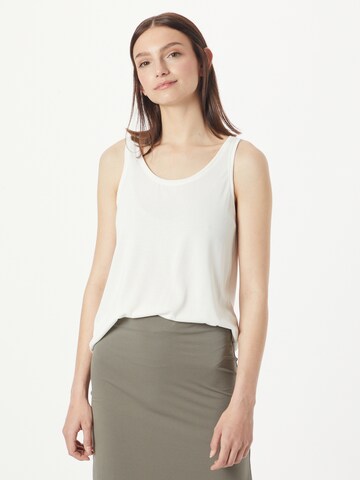 Monki Top in Wit: voorkant