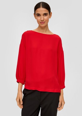 s.Oliver BLACK LABEL Bluse in Rot: Vorderseite