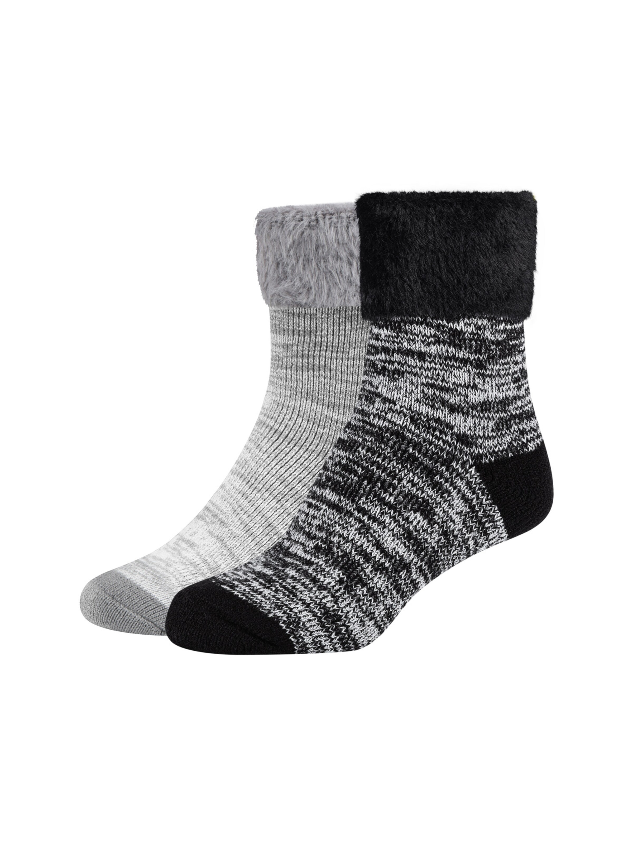 camano Socks in Grey: front