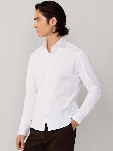 Coupe regular Chemise Hackett London en blanc