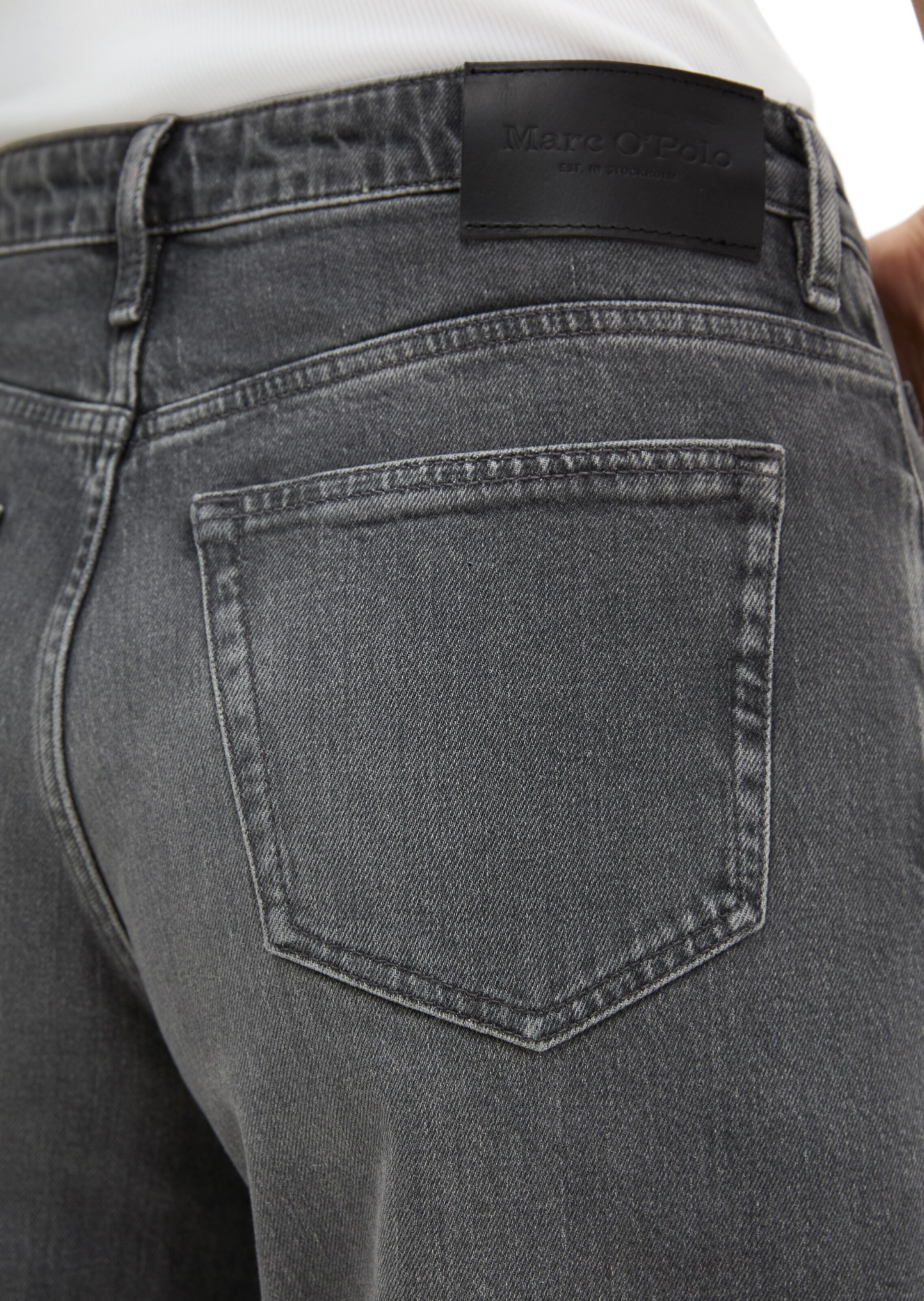 Marc O'Polo Wide leg Jeans 'Tolva' in Grijs