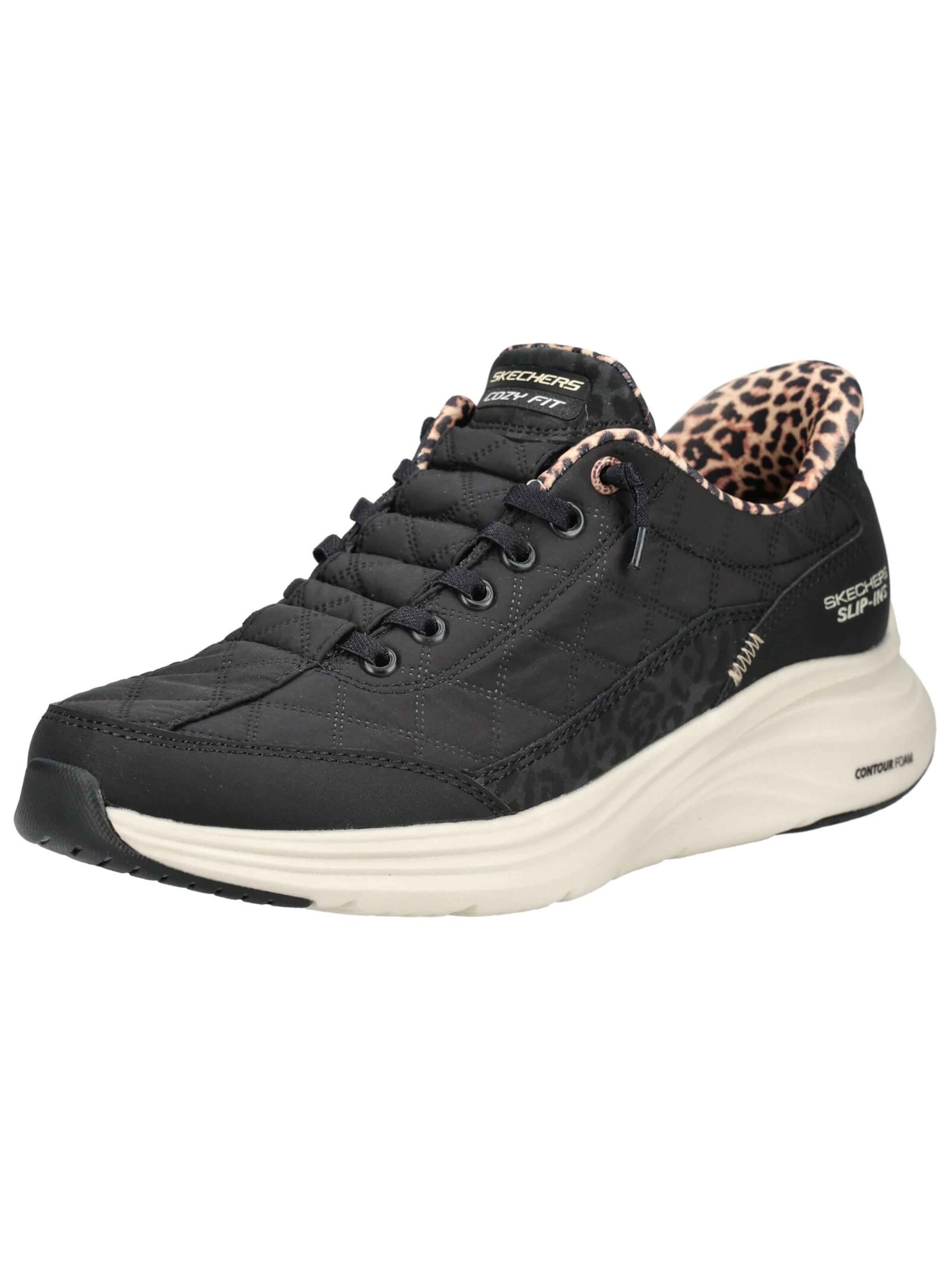 Sneaker bassa di SKECHERS in nero: frontale