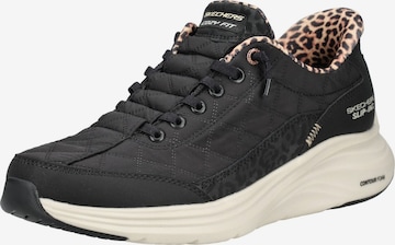 SKECHERS Nizke superge | črna barva: sprednja stran