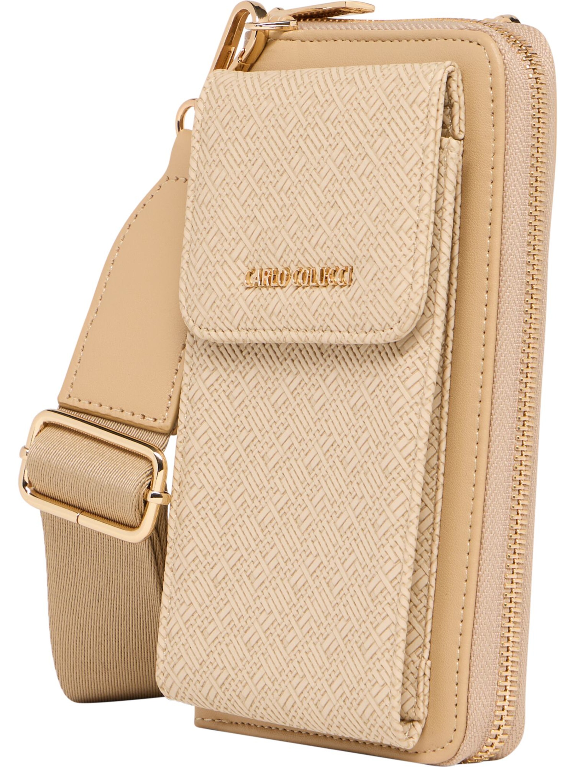 Carlo Colucci Smartphone case 'di Gesaro' in Beige
