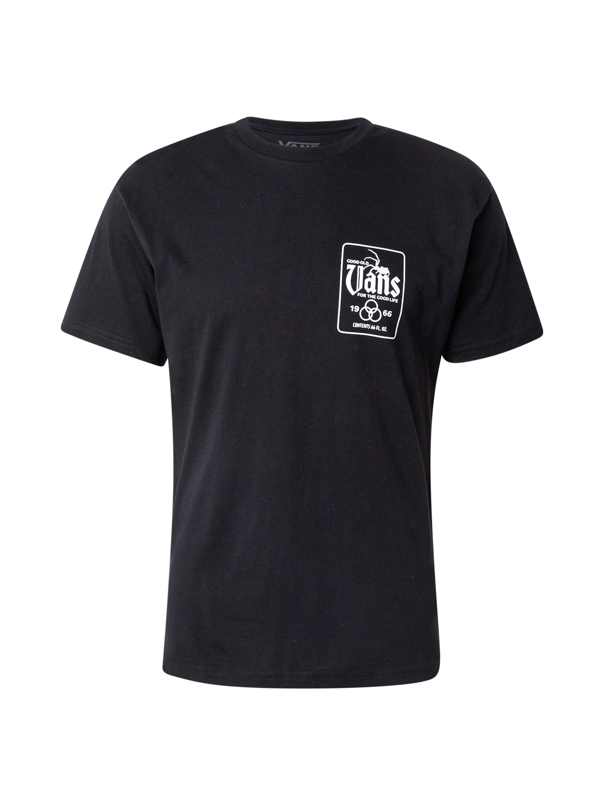 VANS Shirt 'BUCKET LIST' in Black: front