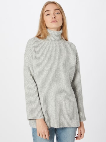 ABOUT YOU Sweater 'Caya' in Grey: front