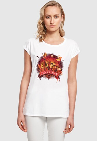 T-shirt 'The Nightmare Before Christmas - Scary Christmas' ABSOLUTE CULT en blanc : devant