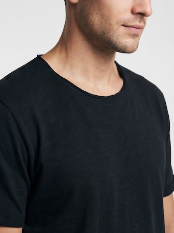Antargo Shirt 'Basic Open Edge' in Black