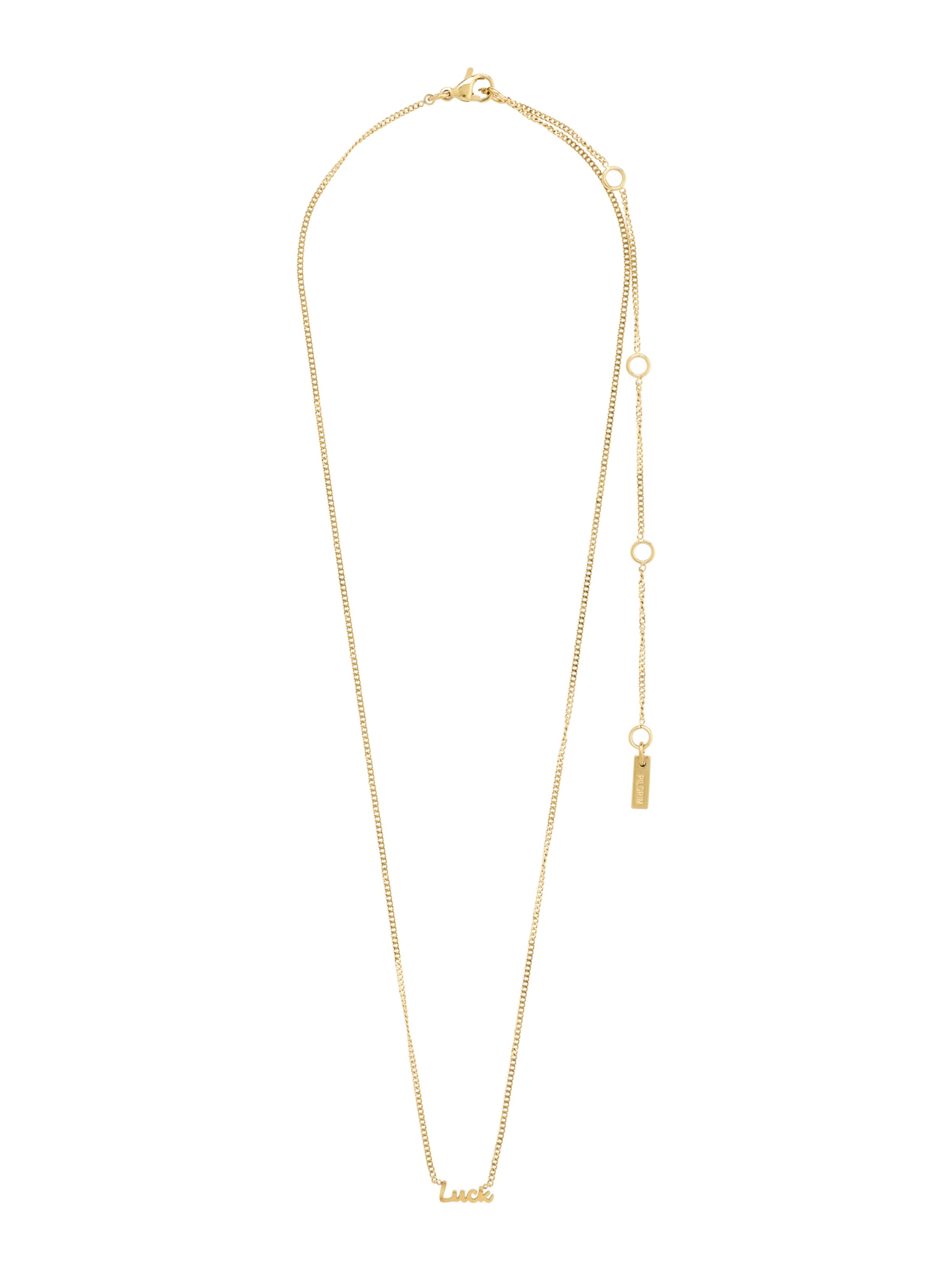 Pilgrim Necklace 'Luck' in Gold: front