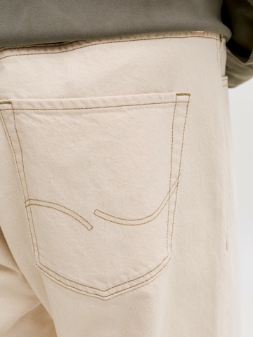 JACK & JONES Loose fit Jeans 'JJIALEX JJORIGINAL' in Beige