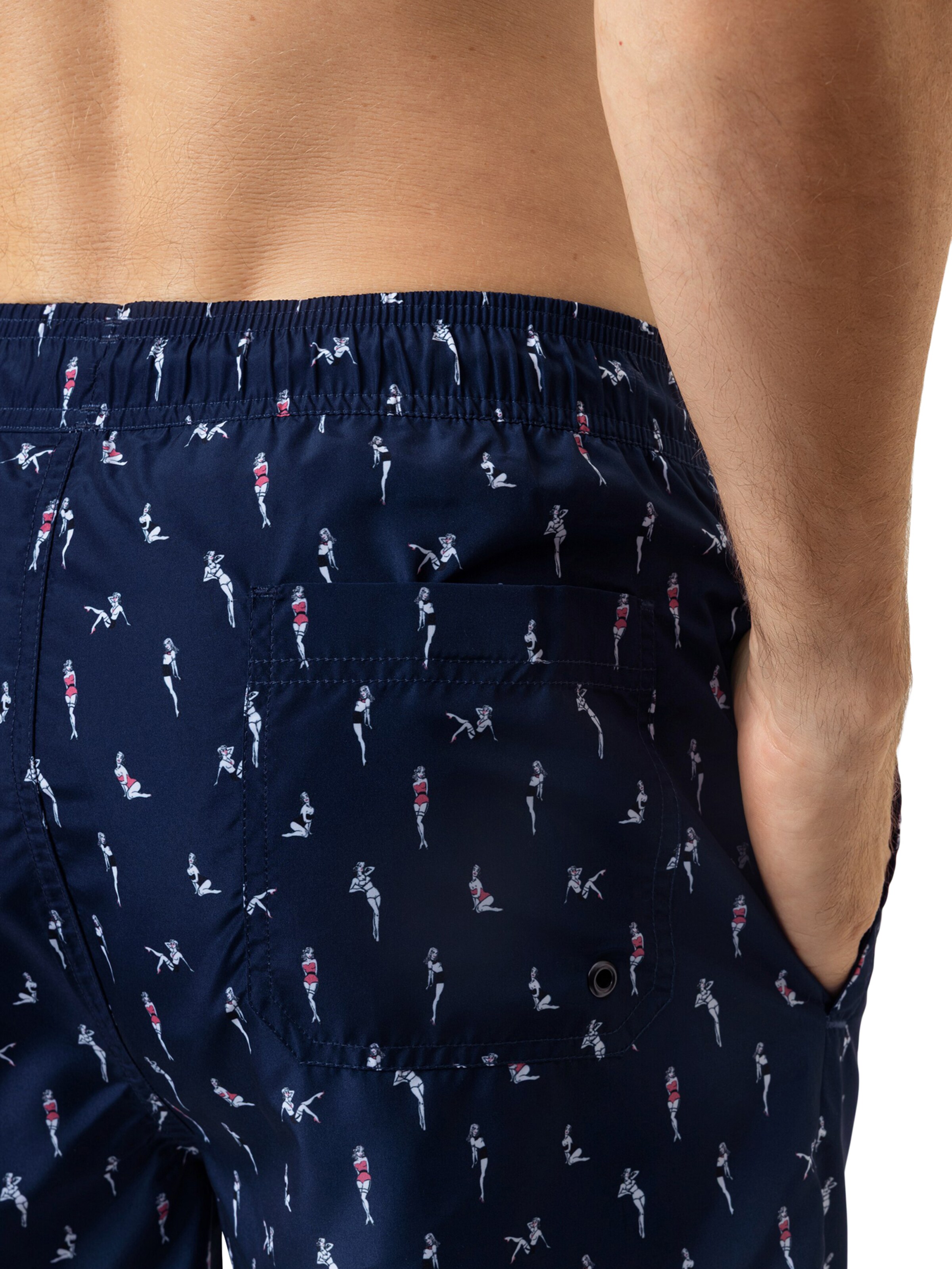 Shorts de bain 'Pin Up Doll' Mey en bleu