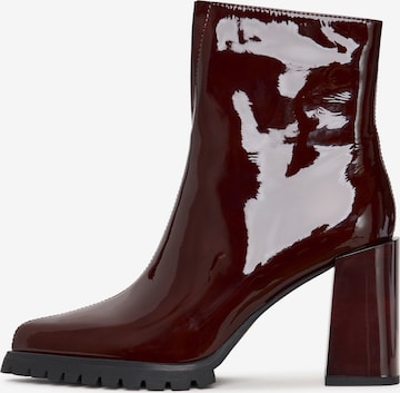 Bottines CESARE GASPARI en rouge : devant