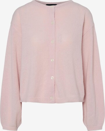 PIECES Cardigan 'PCIda' i pink: forside