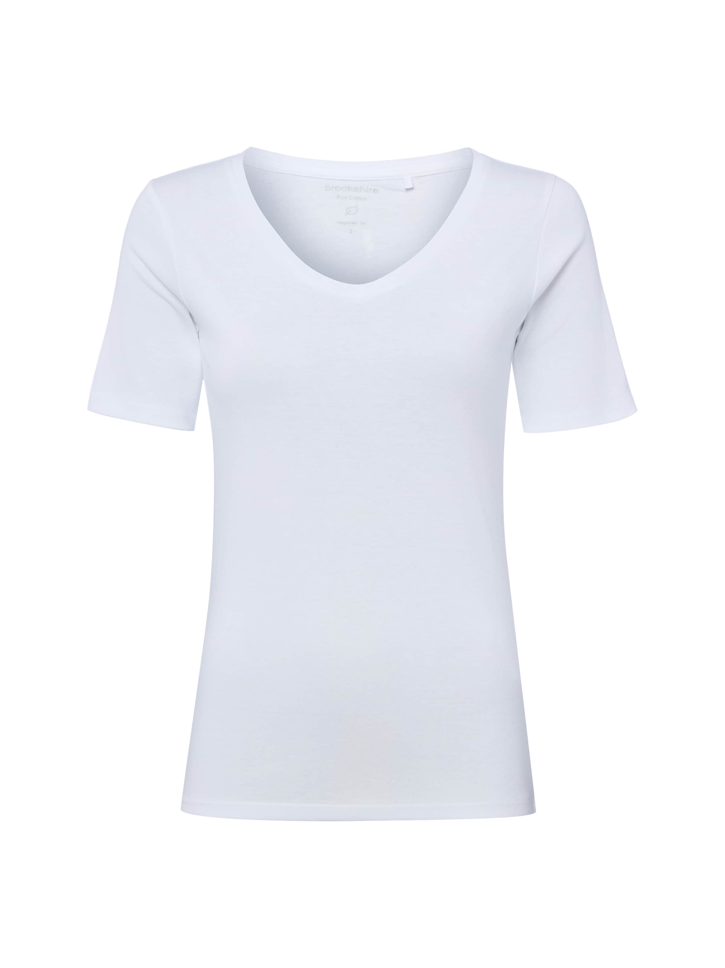 Brookshire Shirt in White: front