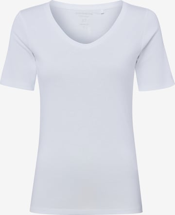 Brookshire Shirt in White: front
