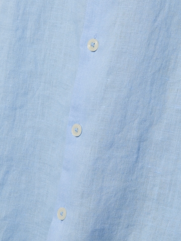 Nils Sundström Regular fit Button Up Shirt in Blue