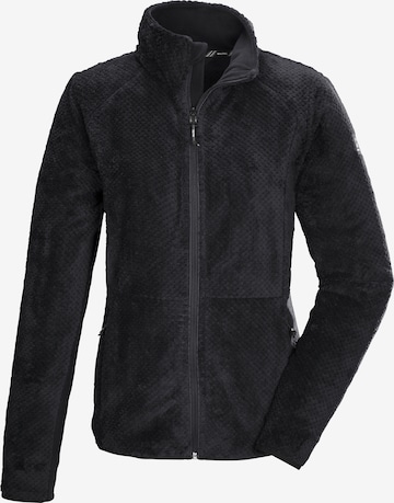 KILLTEC Fleece Jacket in Black: front