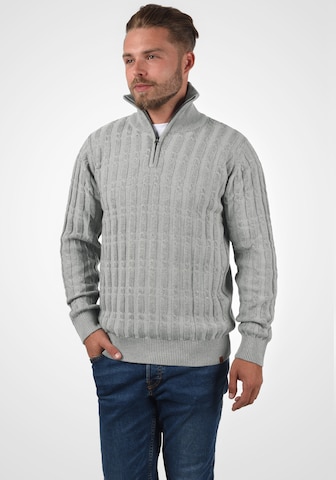 INDICODE JEANS Sweater 'Paulo' in Grey: front
