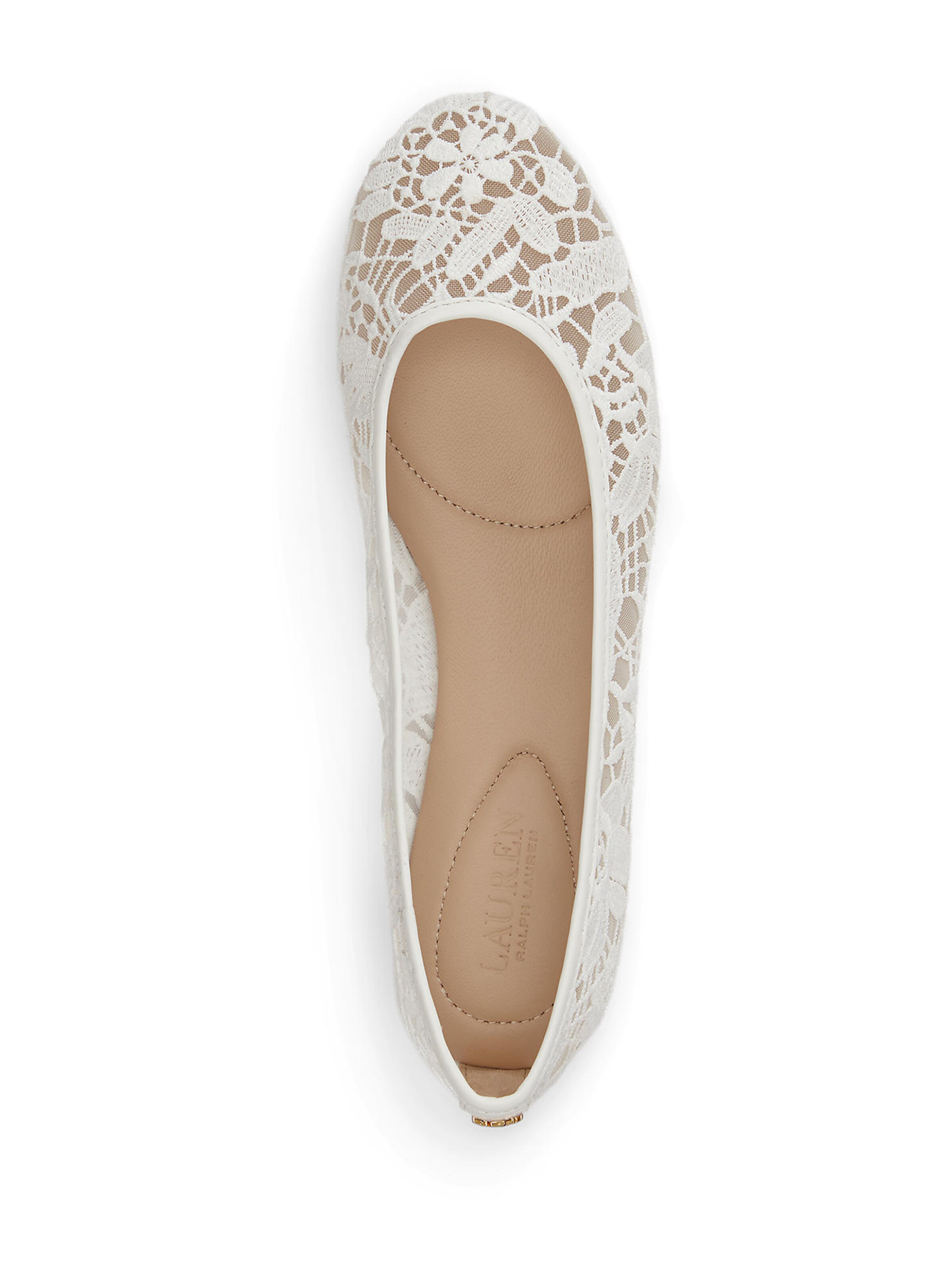 Lauren Ralph Lauren Ballerina 'JAYNA' in Wit