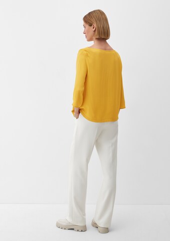 s.Oliver BLACK LABEL Blouse in Yellow