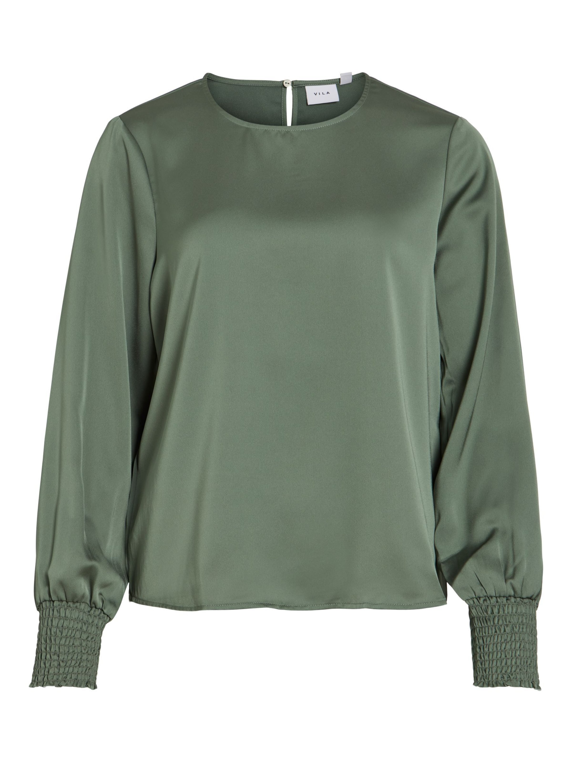 VILA Blouse 'Viellette' in Green: front