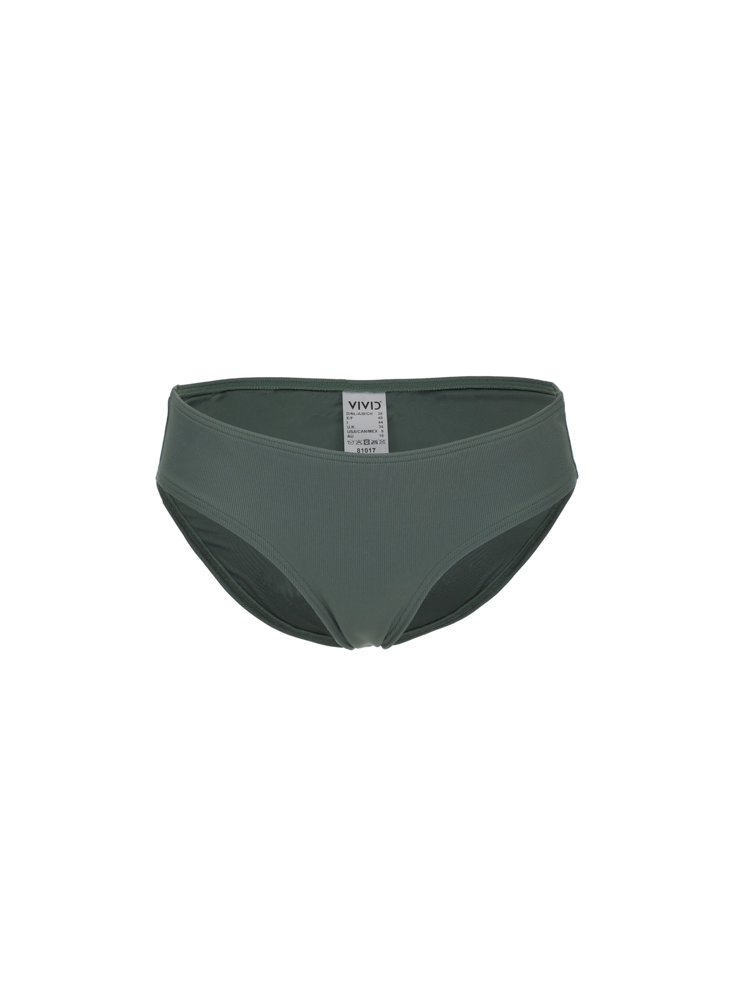 VIVID Spodní díl plavek – zelená: přední strana
