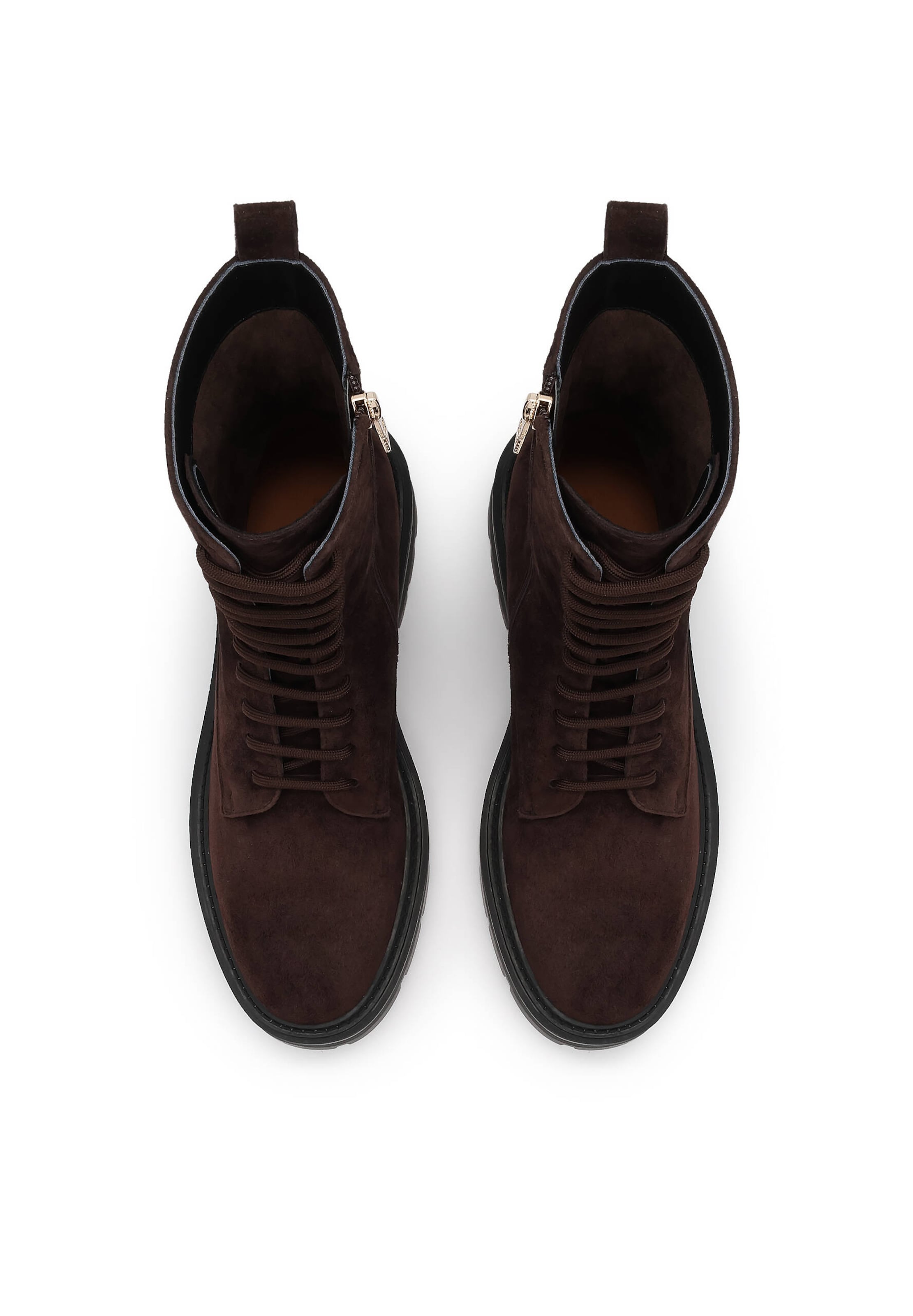 Kazar Šnurovacie členkové čižmy - Hnedá