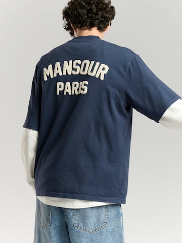 Mansour Shirt 'Paris College T-shirt' in Blau