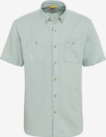 CAMEL ACTIVE Regular fit Button Up Shirt in Green: front